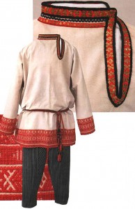 славянская одежда